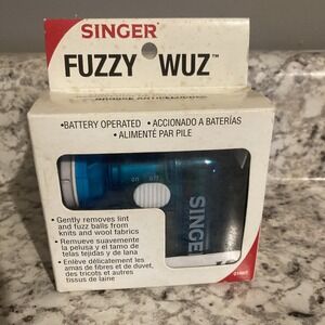 Singer Fuzzy Wuz Pack Travel Size Fuzz Pill Lint Remover Works Tested New